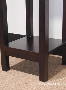 花架TZJ实木新中式客厅置物室萝内兰绿榆木花盆架架玄花关盆景架