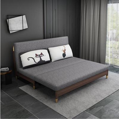 沙能发床多功折叠小型布艺户沙发床两用可拆洗储物1.带5GAT米1.8