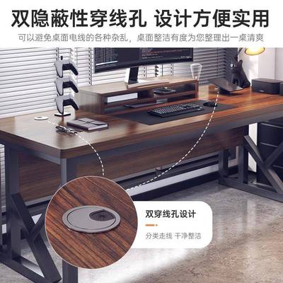 明峥家厂具户JDJ电室脑桌台式家用桌子卧小型书桌写字桌电竞桌简