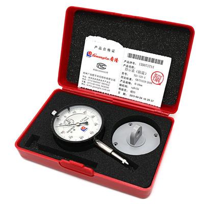 广陆防震IFG百分指示表0-表03-5-100-0-5mm0.031mm小表盘带耳