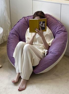 榻榻QPP坐板垫家靠背一体地上蒲团懒米人沙发坐墩卧室用地加厚软