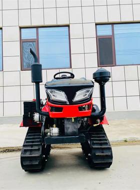 3带5马力带式拖拉DEH机水旱机两用履旋耕微耕机开沟除草田园履管