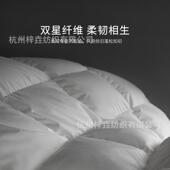 9PPM0白鹅绒高零压舒被睡锁超厚保暖羽绒柔赛丝被温芯秋奢冬