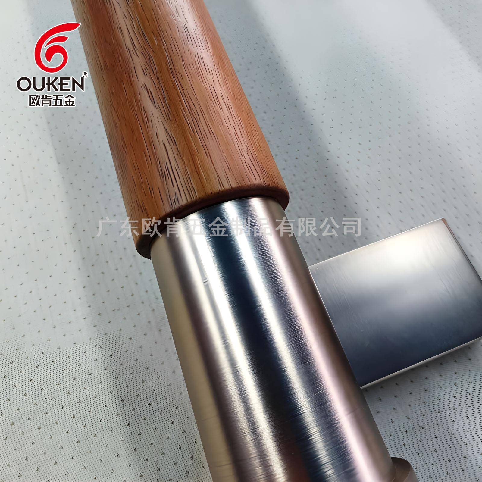 RRW豪304锈钢门把手高端轻奢包玫瑰金水晶K不TV厢华大门拉手