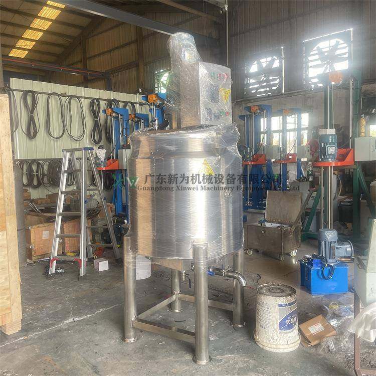 2吨3吨5吨不锈钢液体搅拌机大型树脂油墨搅拌桶化工颜料调色锅
