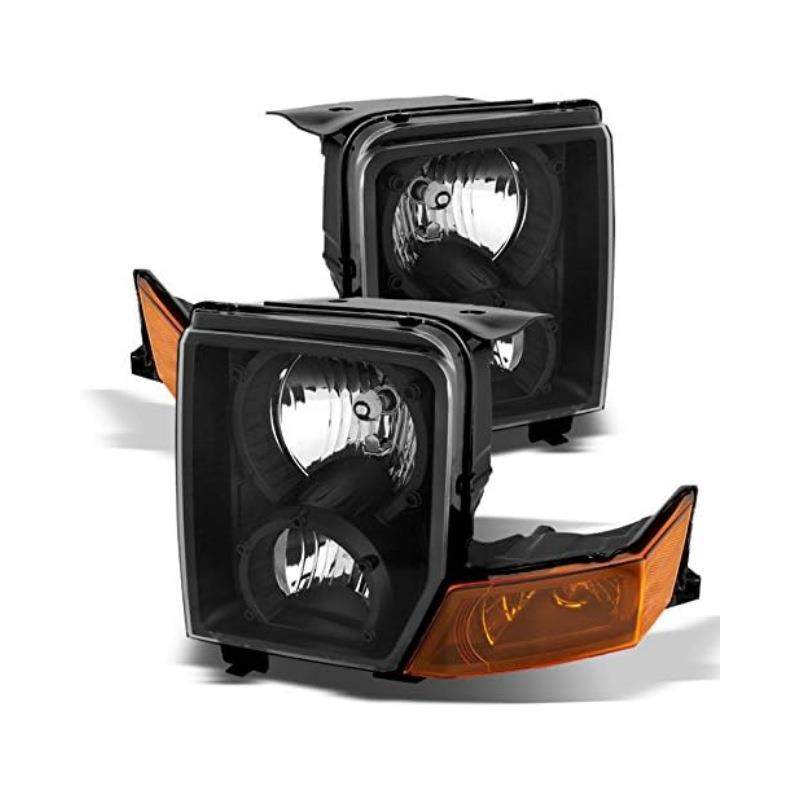 适用于2006-2010年吉普指挥官卤素车头灯前照灯总成黑色琥珀色,纺织面料/辅料/配套,纺织机械配件,淘宝优惠券,粉丝福利购,淘宝优惠卷