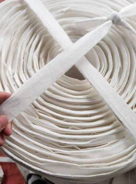 抚州供园林绿化布条3-8cm规格可选白色无纺布树根绑扎绳