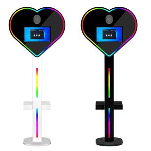 工厂直销智能15.6寸DSLR心形拍照机photobooth千层镜机机广告机