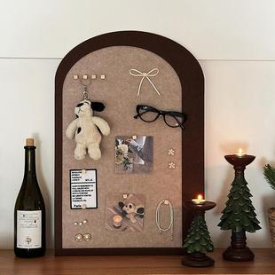 毛贴毡软板墙照片墙留言木板展示板卧室玄品关背LUC景墙面装 饰饰