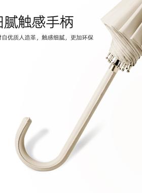 16骨长柄清雨伞晴雨用结实女自动大号双人男抗000059风弯钩小新定