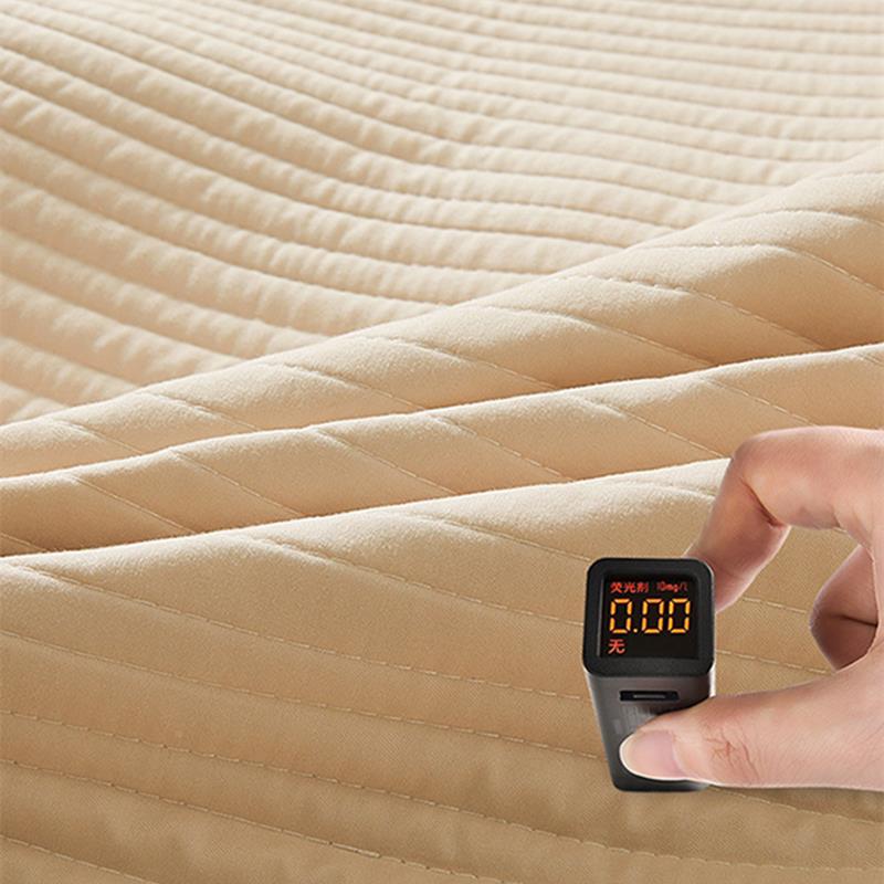 A类无染204新款大2豆夹棉床笠单单件件床罩床QRF套床垫保护套床三