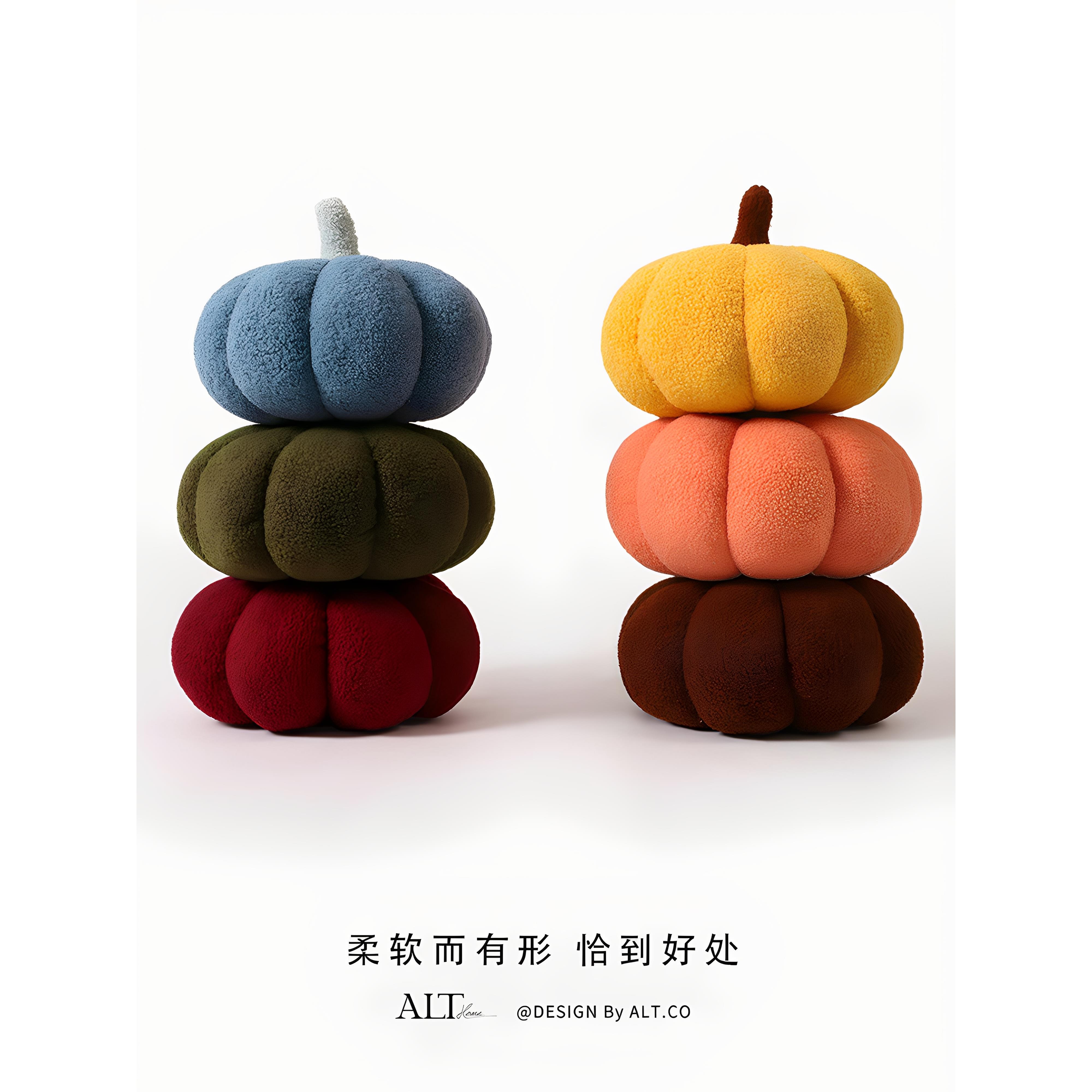 北欧可爱南风沙枕发抱枕客厅轻奢高瓜级感棕色异形毛绒靠飘窗AKV