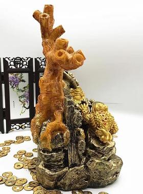 手工亚克招串珠摆件HJG半成品树干底座盆新工艺品小财树力底座