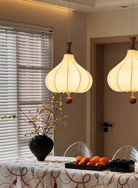 法中吊风布艺餐厅灯复式古卧室书房古客厅南洋风民87684宿衣帽间