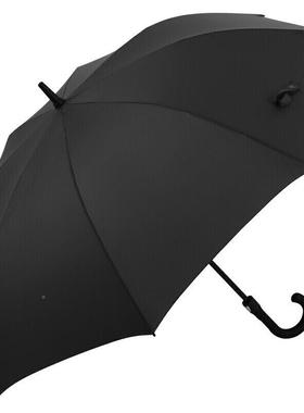 度动开士商务美晴雨伞加大防风弯勾男式自长柄伞M112M11266黑色