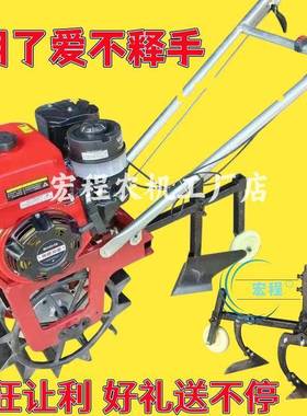 新款汽油开沟机多功农用除草神培奇能开沟培土机宽窄花生开沟KAU