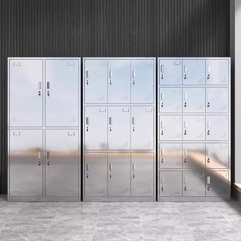 3厂0123311694不锈钢衣柜工车间员更工宿舍多无尘储物柜食堂门带