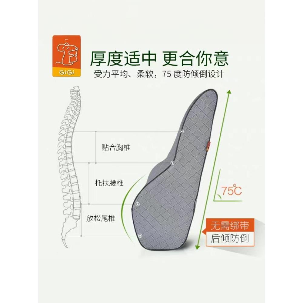 g428ig乳胶汽车腰枕腰护腰四季车用靠垫座腰垫车i椅腰托靠靠背内