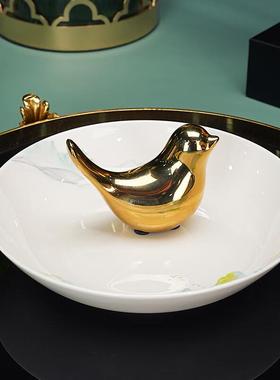 子唐山盘10只装骨瓷盘釉彩家用ASE碟子下菜盘陶瓷盘8寸餐盘饭子盘