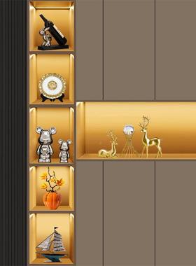 奢酒柜装饰品摆件居套装柜现代客厅电视家办BJZH13公室书柜轻软装