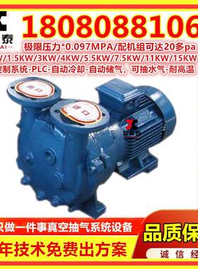 宁夏2BV系列空水环真空泵铸配铁机不锈钢真空泵套罗92718茨组真泵