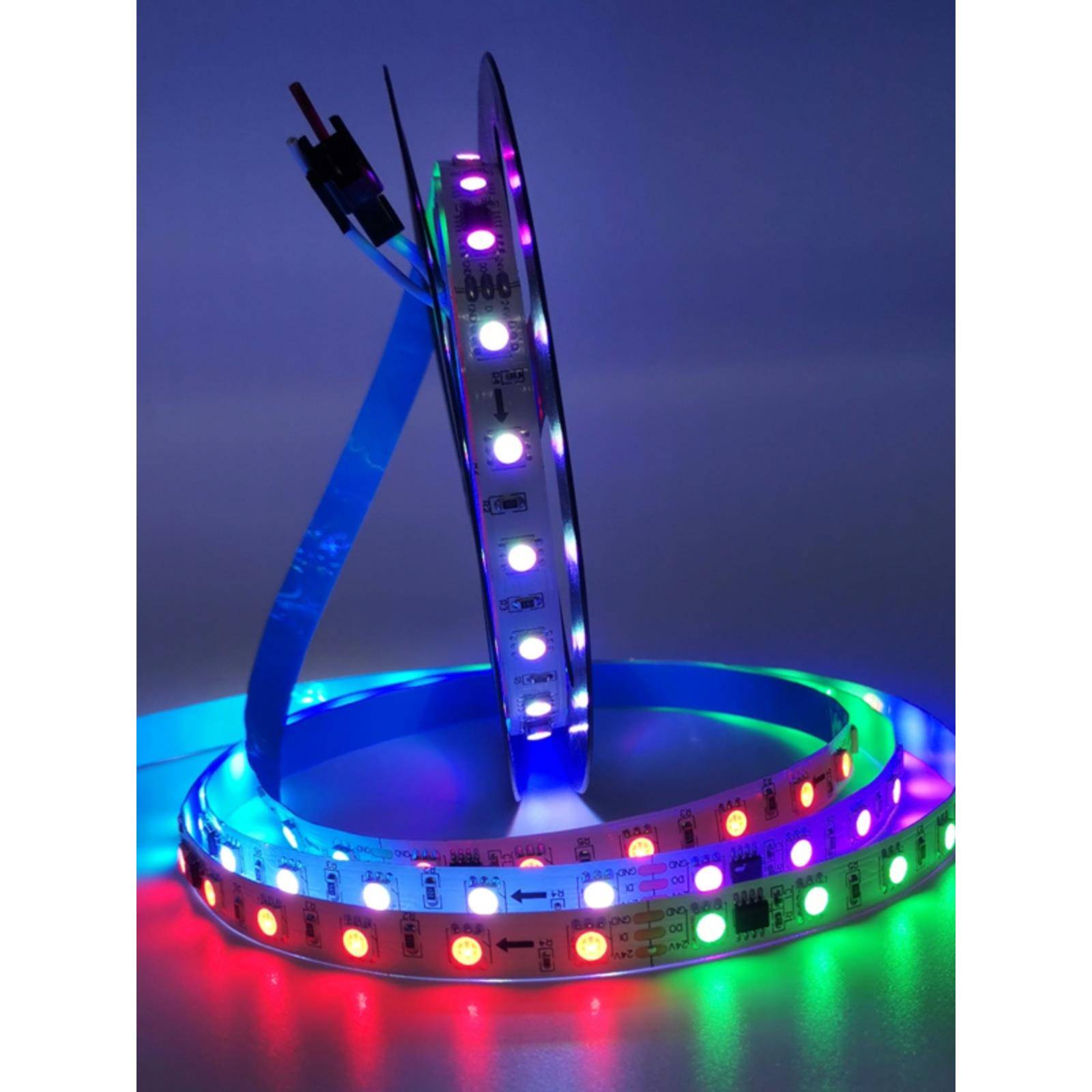 24V跑马WS2智811带5050全彩灯编程灯条KBIJ幻TV灯光能彩流光灯条