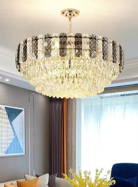 后现代水晶灯轻24621奢客灯具简约奢厅华吊大气餐卧厅2025年新款