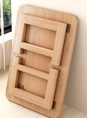 小折叠桌竹桌炕LFT桌家用实木榻榻楠米茶几飘窗桌床上学习书电脑