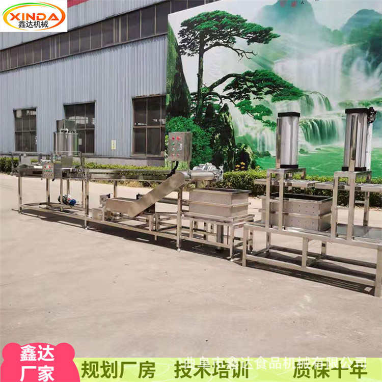 鑫达6米气压豆腐皮机生产线