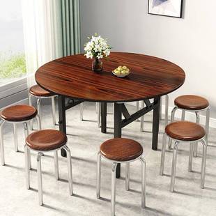 4小户型餐桌折小叠饭桌桌子F957M58J摆摊多功能档方桌便家用升降