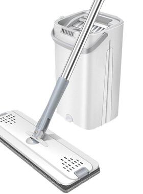 JDW免洗懒手拖号加刮刮乐把厚家用旋转拖把干湿