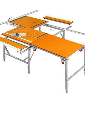 倒升降便型木工锯台台锯推装小台小操作台木工工IXJ作台锯台携锯