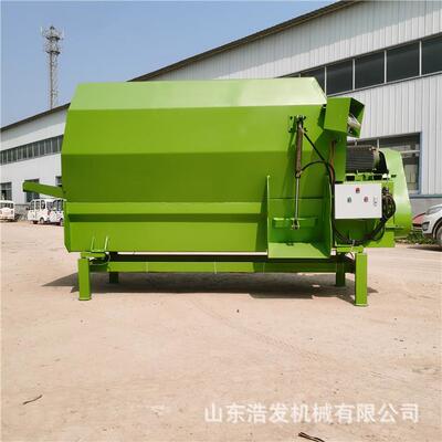 五立方固定t搅r拌机带称重全混合日0534-456粮式制备机牛羊饲养场