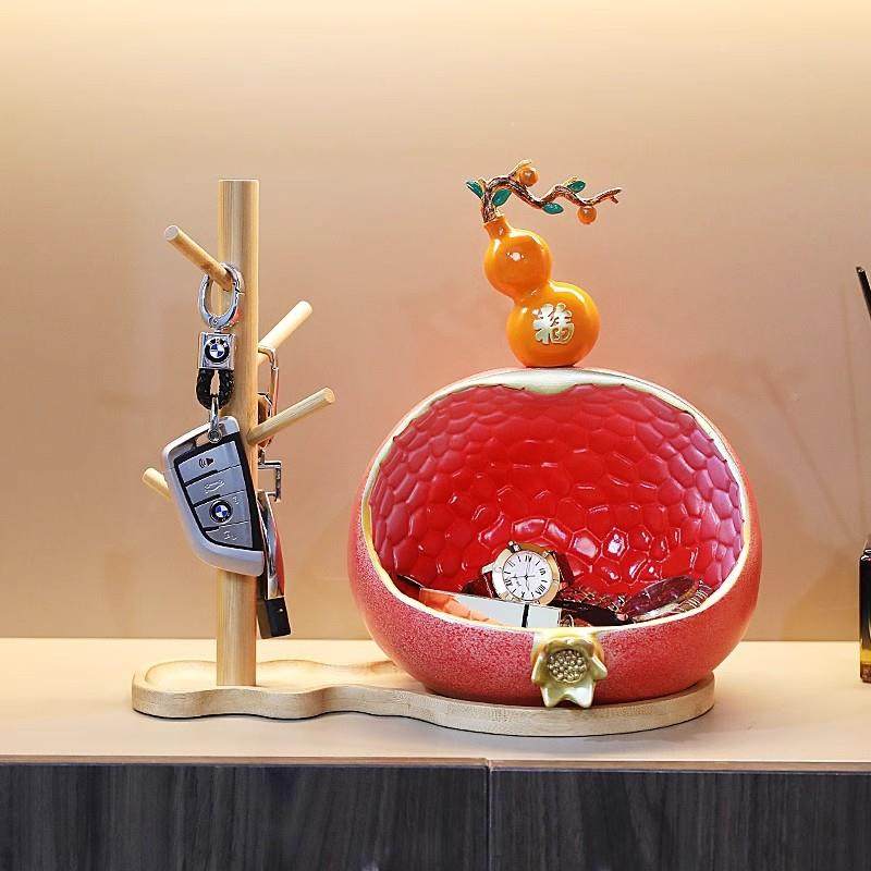 石榴多子多福钥匙纳葫芦收纳摆件CS-808关实玄用装饰收品进入口放,家居饰品,装饰摆件,淘宝优惠券,粉丝福利购,淘宝优惠卷