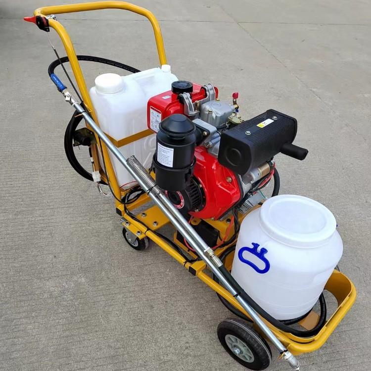 水泥路面翻新乳化手沥青撒布机推式汽油柴油力YCL动布乳化沥青撒