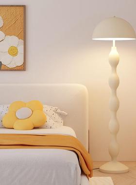 奶5438g油风中古蘑落地灯Vintae艺术卧床头室客厅沙发旁菇立式氛