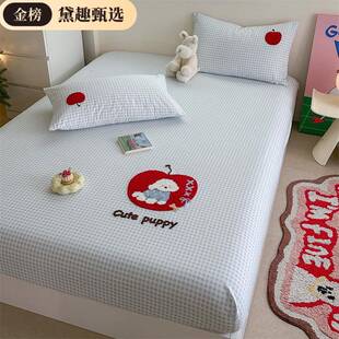 025款A类母婴级全棉磨测毛毛巾绣床笠三件黛趣源头套纯新棉2被套