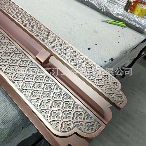 合金门门门把手玻璃拉手超长新铝中式简约复高汀订制古高端别墅入