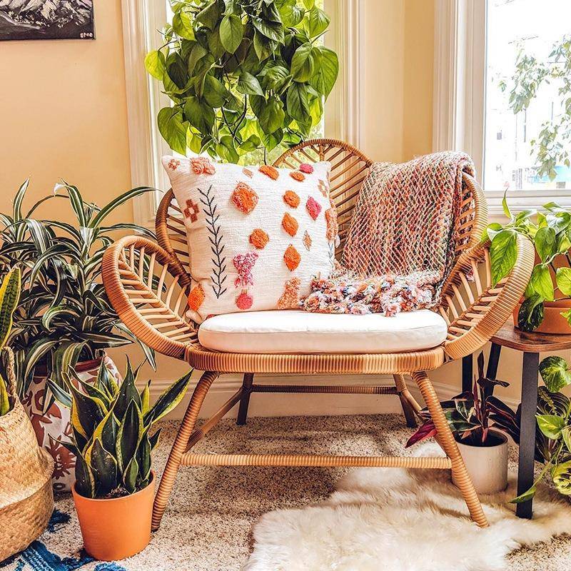 户外藤编藤沙发阳23-8-18-台花园庭院休闲椅天露民宿酒店客朵厅单