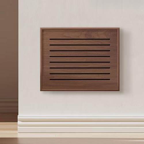 黑胡电桃画实木弱打箱遮挡装饰盖板电MG1688-K表箱多媒体网线盒遮