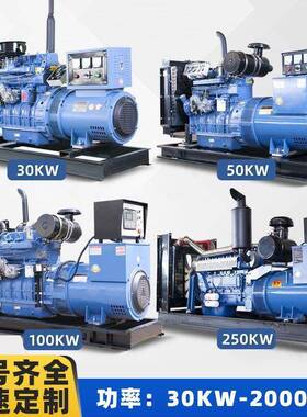 潍坊550w柴油电30KW柴油机组100千瓦k发电机20030000发三相电380V