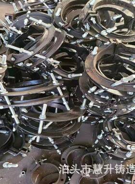 厂家直销墨铸铁卡加子连接卡箍承插口哈CZV节弯头夫固防镀球锌密