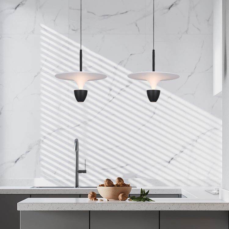 升降调节吊灯E现代极简无主灯搭配客厅厅台吧玄关LD床餐头013-1小