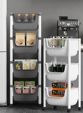 小推WsI7/IPu车置物卫架生移间厨房客厅收纳玩具落层地储物架多家