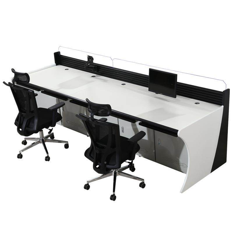 豪双联三联视华频监控操作监控指挥中心办公桌制76190台调台度控