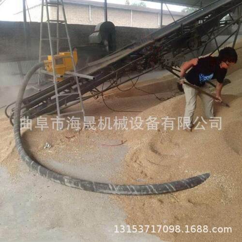 石粉车载上粮机型号粮食谷物倒上料机颗粒软管车载吸粮机