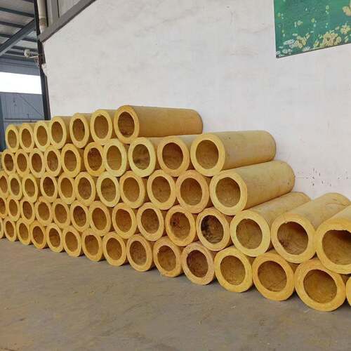神州玻璃棉管阻燃隔热玻璃棉管壳管道设备岩棉管复合铝箔岩棉管