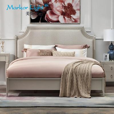 ft美克美BHI家旗下巴黎仲双夏现代简实木床软包约主卧人轻奢床1.8