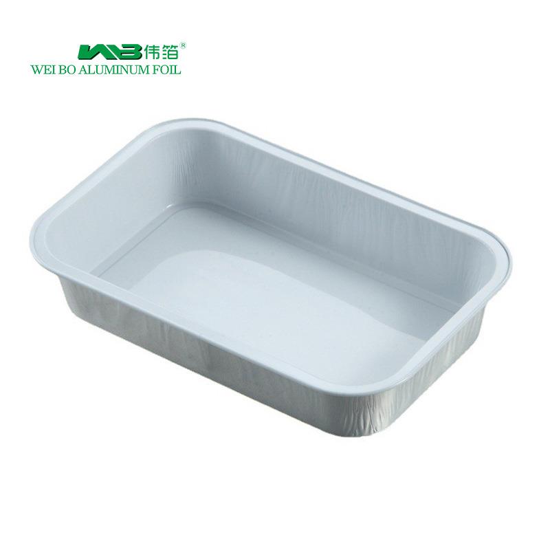 空涂层航空盒铝箔盒HXR可口高温加热餐无皱餐盒航航班出铝箔盒