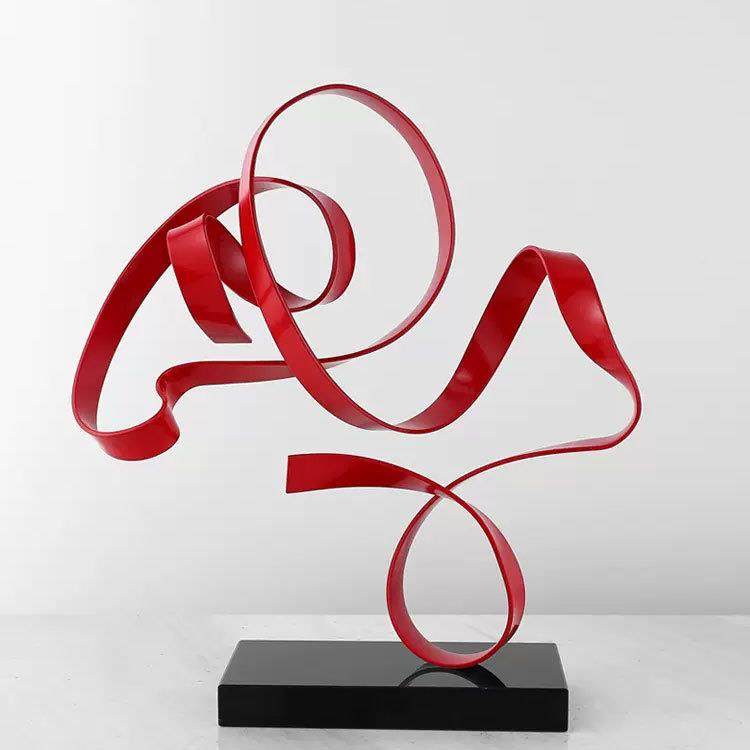 简约轻奢艺术视飘带摆件样房装饰创ZPS意家电柜玄板居关搭配软装,家居饰品,装饰摆件,淘宝优惠券,粉丝福利购,淘宝优惠卷